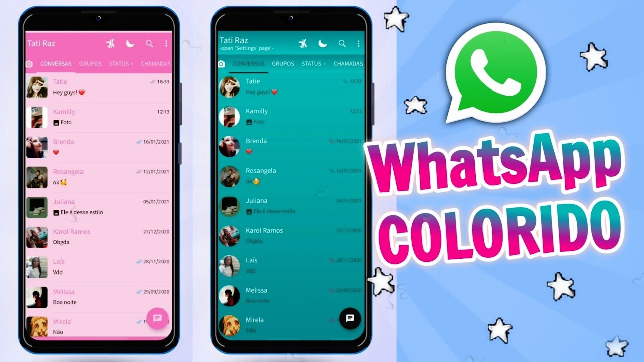 WhatsApp Colorido