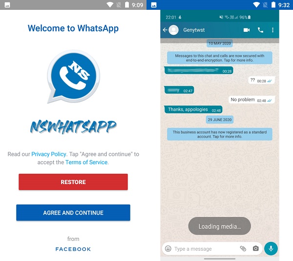 NSWhatsApp 3D, WhatsApp GB